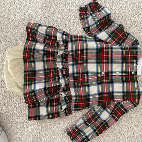Baby Gap Plaid Ruffle Dress NWT - Picture 4 of 4